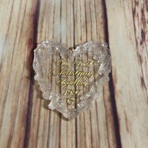 Hallmark Keepsake Ornament Our First Christmas Together 1997 90's Vintage